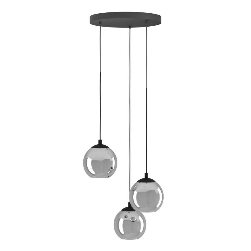 Eglo 98653 - Kattokruunu narulla ARISCANI 3xE27/40W/230V