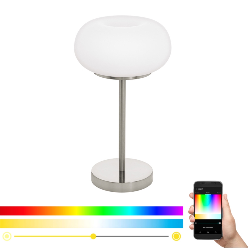 Eglo - LED RGB Himmennettävä pöytävalaisin OPTICA-C LED/16W/230V halkaisija 27,5 cm