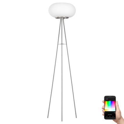 Eglo - LED RGB himmennettävä lattialamppu OPTICA-C LED/17W/230V halkaisija 56 cm