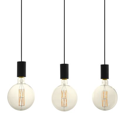 Eglo 98662 - Kattokruunu narulla POZUETA 3xE27/40W/230V