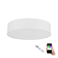 Eglo 98664 - Himmennettävä LED-RGB-kattovalaisin ROMAO-C LED/33W/230V + Kaukosäädin