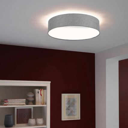 Eglo - Himmennettävä LED-RGB-kattovalaisin ROMAO-C LED/33W/230V + Kauko-ohjaus