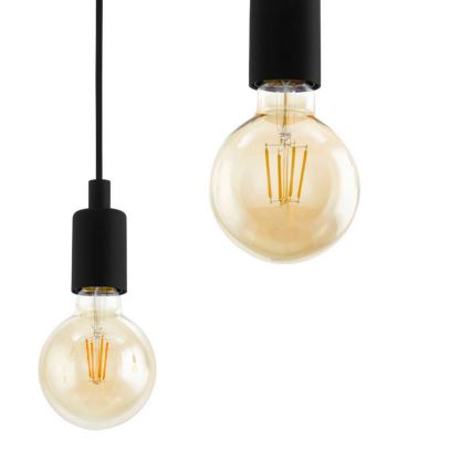 Eglo - Kattokruunu johdossa 6xE27/60W/230V hämähäkki