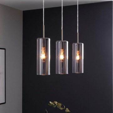 Eglo 98695 - Kattokruunu narulla SELVINO 3xE27/15W/230V