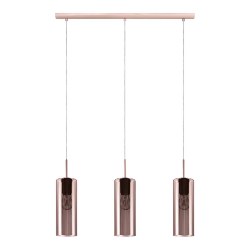 Eglo 98699 - Kattokruunu narulla SELVINO 3xE27/15W/230V