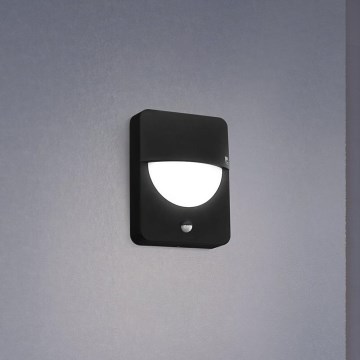 Eglo 98705 - Ulkoseinävalaisin anturilla SALVANESCO 1xE27/28W/230V IP44