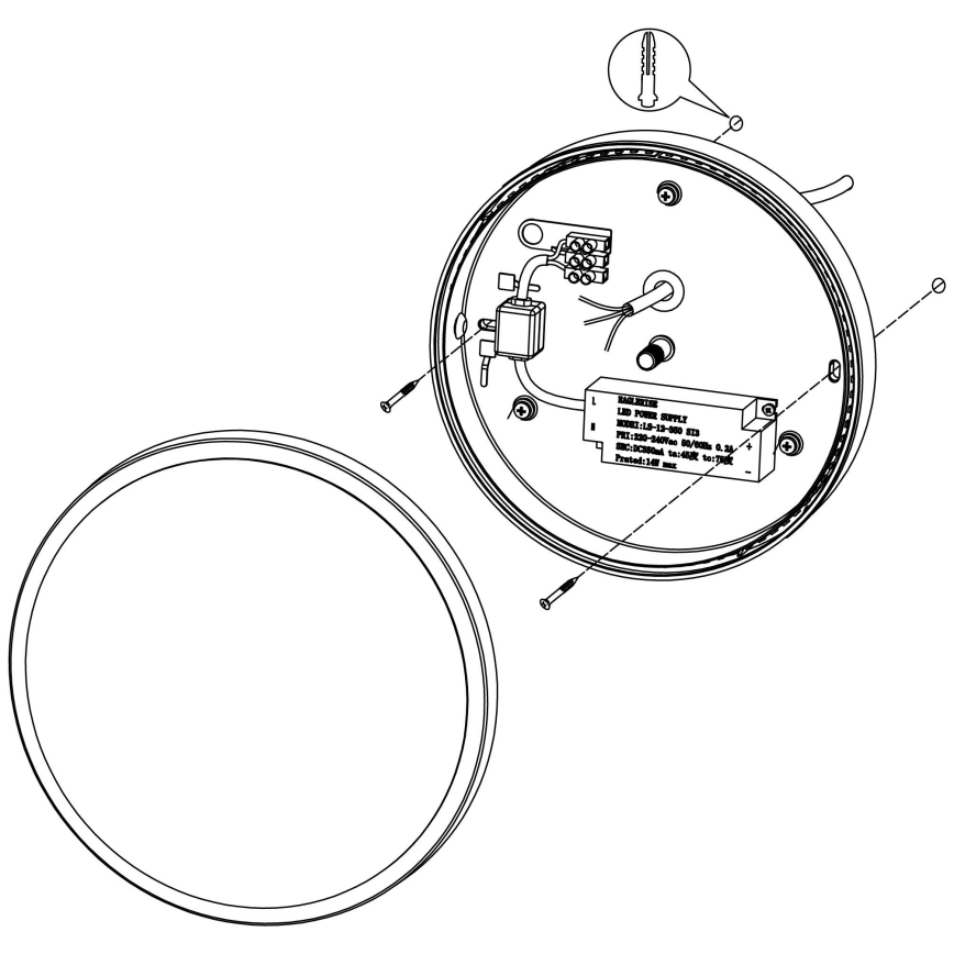 Eglo - LED-ulkoseinävalaisin LED/11,5W/230V IP44