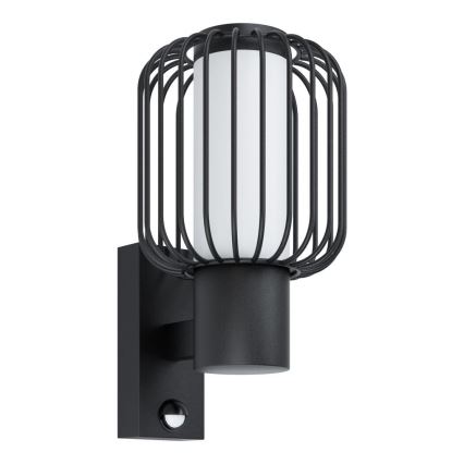 Eglo 98722 - Ulkoseinävalaisin anturilla RAVELLO 1xE27/28W/230V IP44