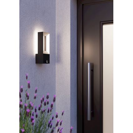Eglo - LED-ulkovalaisin anturilla 2xLED / 5W / 230V IP44