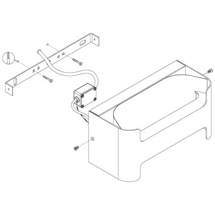 Eglo 98729 - LED-ulkoseinävalaisin PASSIRANO LED/4,8W/230V IP44