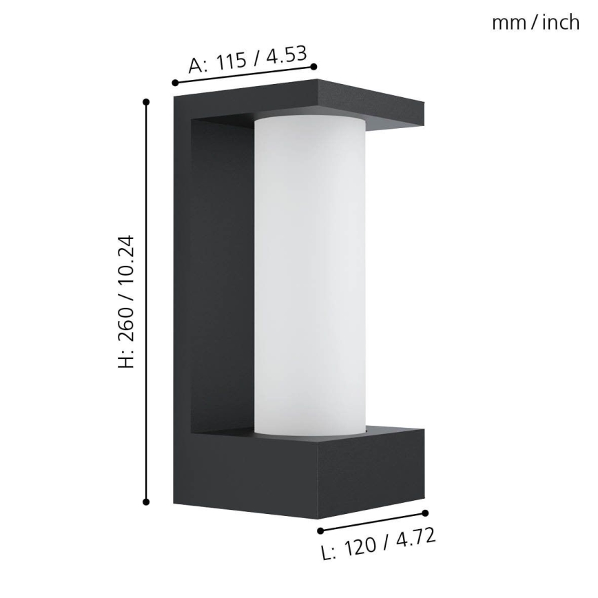 Eglo 98744 - LED-ulkoseinävalaisin CIVIDINO LED/6W/230V IP44