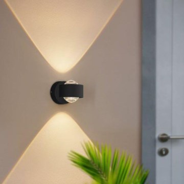 Eglo 98746 - LED-ulkoseinävalaisin TREVIOLO 2xLED/2W/230V IP44