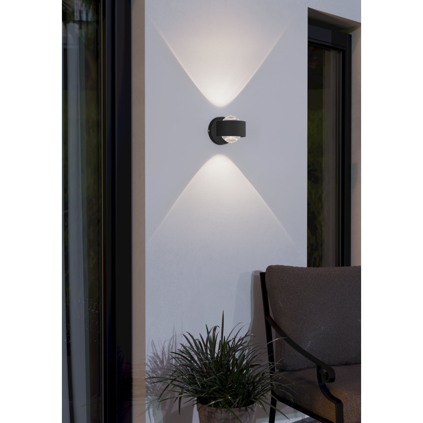Eglo 98746 - LED-ulkoseinävalaisin TREVIOLO 2xLED/2W/230V IP44