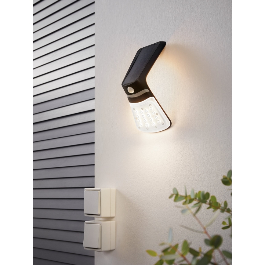 Eglo - Aurinkokennovalo anturilla LED/2W/3,7V 1200 mAh IP44