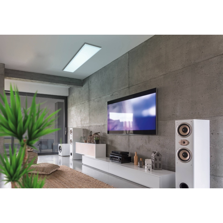 Eglo - RGBW Himmennettävä kattovalaisin LED/32,5W/230V 2700-6500K 120x30 cm + kauko-ohjaus