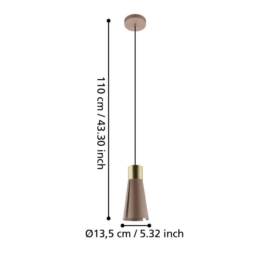 Eglo - LED-kattokruunu johdossa 1xGU10/4,5W/230V
