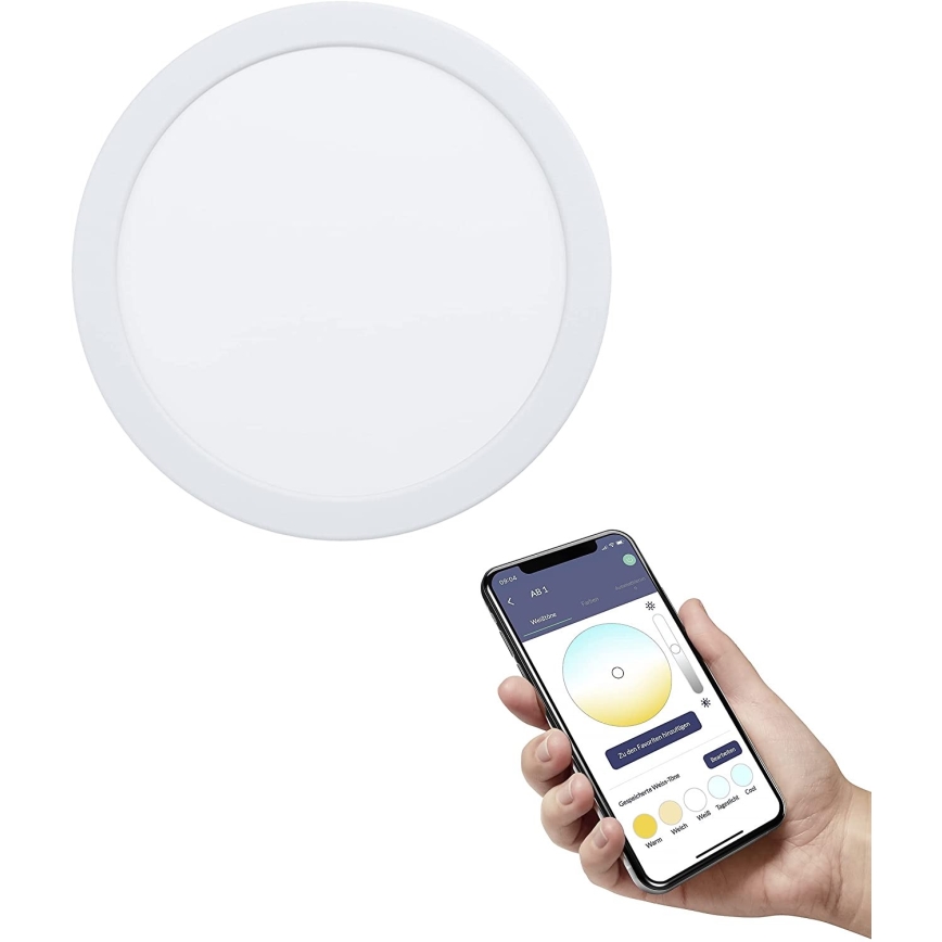 Eglo - LED Himmennettävä upotettava kylpyhuonevalo LED/16,5W/230V IP44 ZigBee
