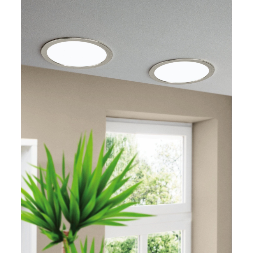 Eglo - LED Himmennettävä kylpyhuoneen upotettava valo LED/16,5W/230V IP44 ZigBee