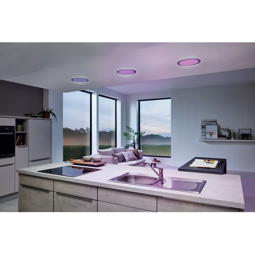 Eglo - LED Himmennettävä kylpyhuoneen upotettava valo LED/16,5W/230V IP44 ZigBee