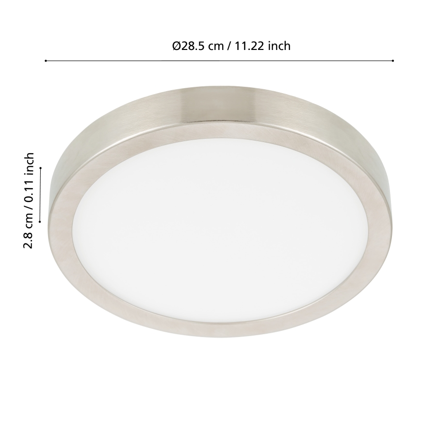 Eglo - LED Himmennettävä kylpyhuoneen kattovalo LED/19,5W/230V 2700-6500K IP44 ZigBee