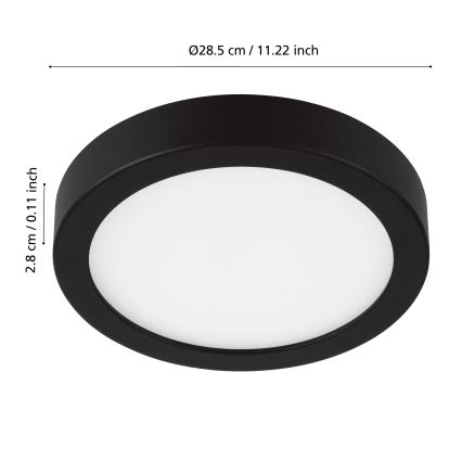 Eglo 98847 - LED Himmennettävä kylpyhuonevalaisin FUEVA-Z  LED/19,5W/230V IP44 ZigBee