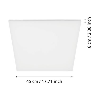Eglo 98902 - LED-kattovalaisin TURCONA LED/20W/230V