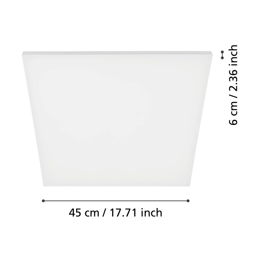 Eglo 98902 - LED-kattovalaisin TURCONA LED/20W/230V