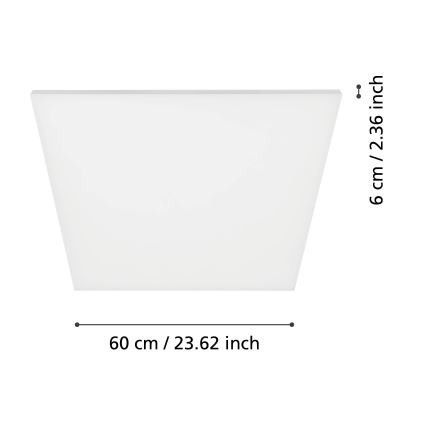 Eglo 98903 - LED-kattovalaisin TURCONA LED/33W/230V