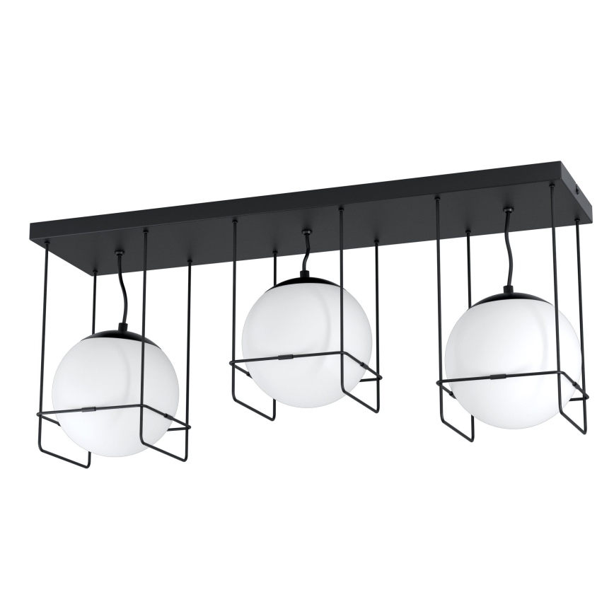 Eglo 99021 - Kattovalo VERSUOLA 3xE27/40W/230V