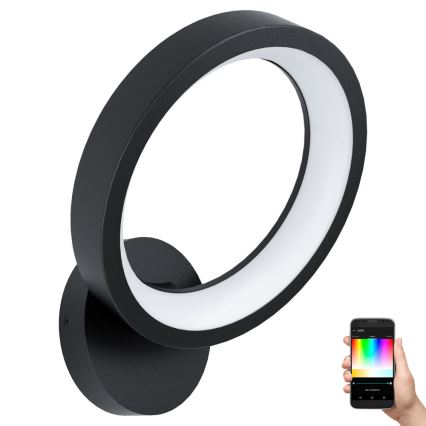 Eglo 99028 - LED RGB Himmennettävä seinävalaisin MARGHERA-C LED/16W/230V