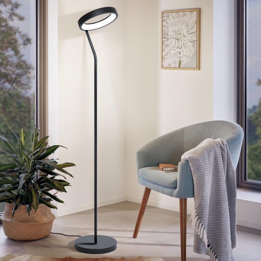 Eglo 99031 - LED RGB Himmennettävä lattiavalaisin MARGHERA-C LED/16W/230V
