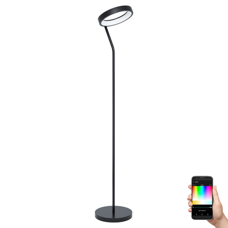 Eglo 99031 - LED RGB Himmennettävä lattiavalaisin MARGHERA-C LED/16W/230V