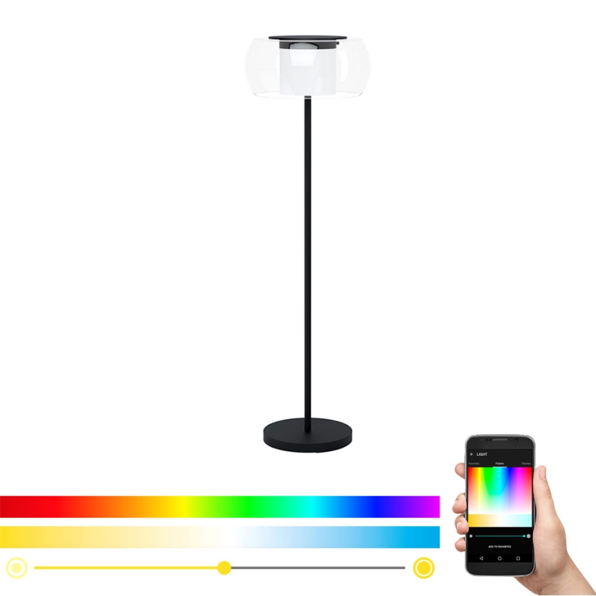 Eglo - LED RGB Himmennettävä lattiavalaisin BRIAGLIA-C LED/24,8W/230V