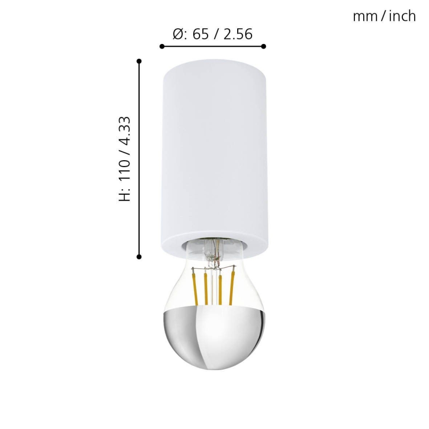 Eglo 99066 - Kattovalo SALUZZO 1xE27/40W/230V