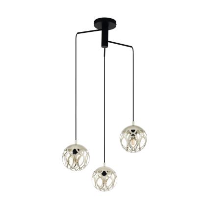 Eglo 99073 - Kattokruunu narulla MIRTAZZA 3xE27/60W/230V