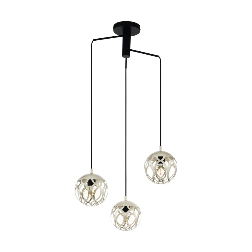 Eglo 99073 - Kattokruunu narulla MIRTAZZA 3xE27/60W/230V