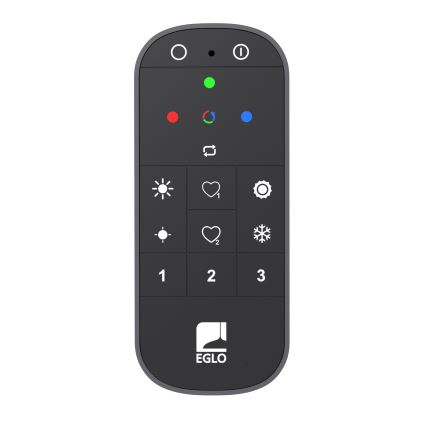 Eglo - Kaukosäädin 2xAAA Bluetooth ZigBee