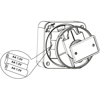Eglo - Ulkoanturi Tuya IP44 ZigBee