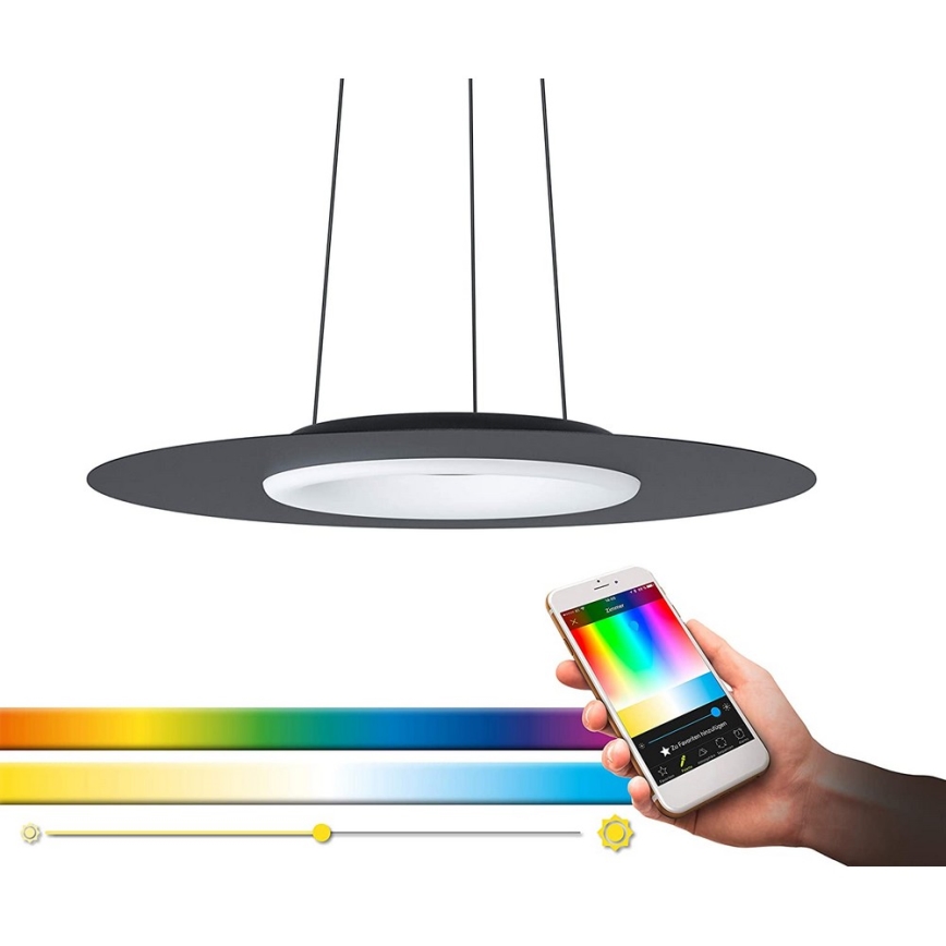 Eglo - LED RGB Himmentävä riippuvalaisin COMPO ROSSO-C LED/16W/230V