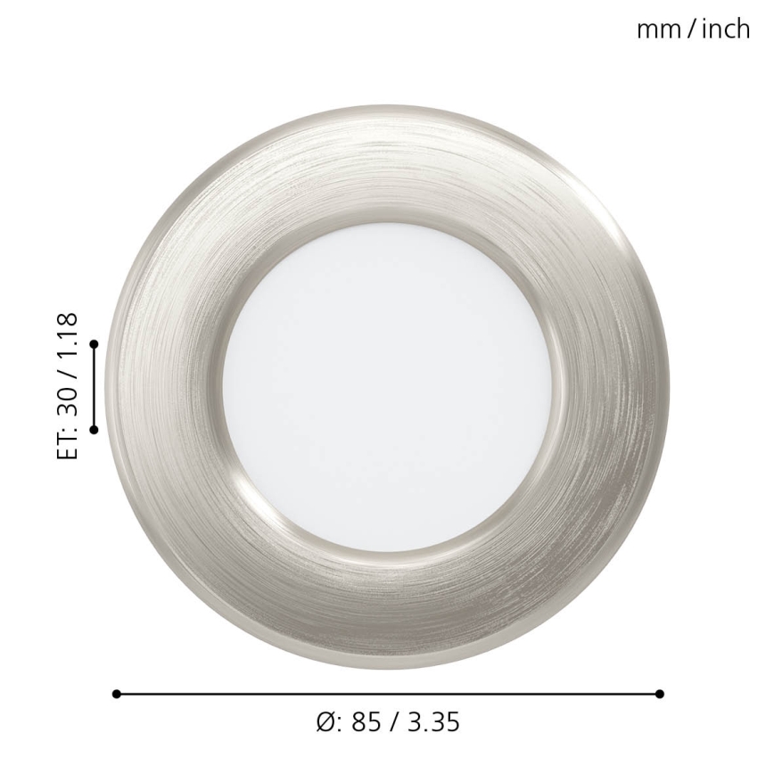 Eglo 99136 - Riippuva LED-kattovalaisin FUEVA 5 LED/2,7W/230V