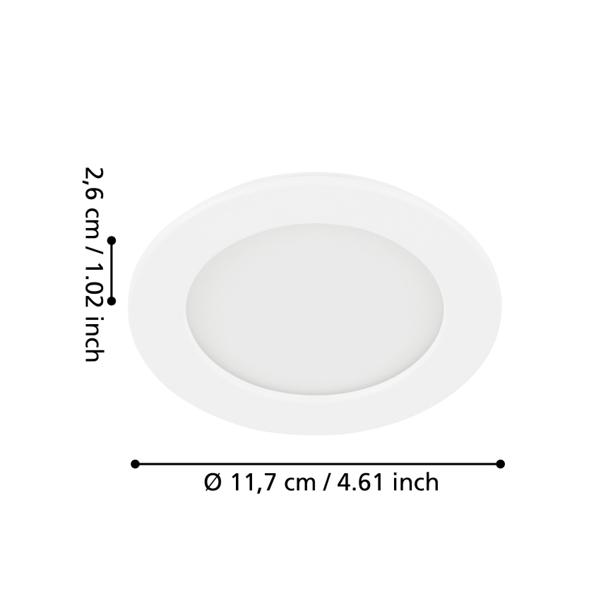 Eglo 99148 - Riippuva LED-kattovalaisin FUEVA 5 LED/5,5W/230V