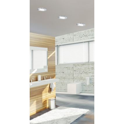 Eglo 99204 - LED-kattovalaisin kylpyhuoneeseen FUEVA 5 LED/2,7W/230V IP44