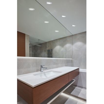 Eglo - Uppoasennettava LED-kattovalaisin kylpyhuoneeseen, 2,7 W, 230 V, IP44, Ø 8,6 cm