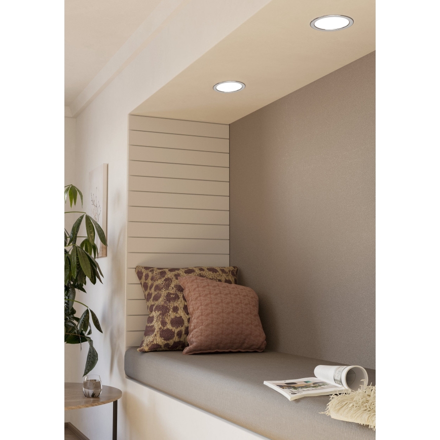 Eglo 99209 - LED-kattovalaisin kylpyhuoneeseen FUEVA 5 LED/10,5W/230V IP44
