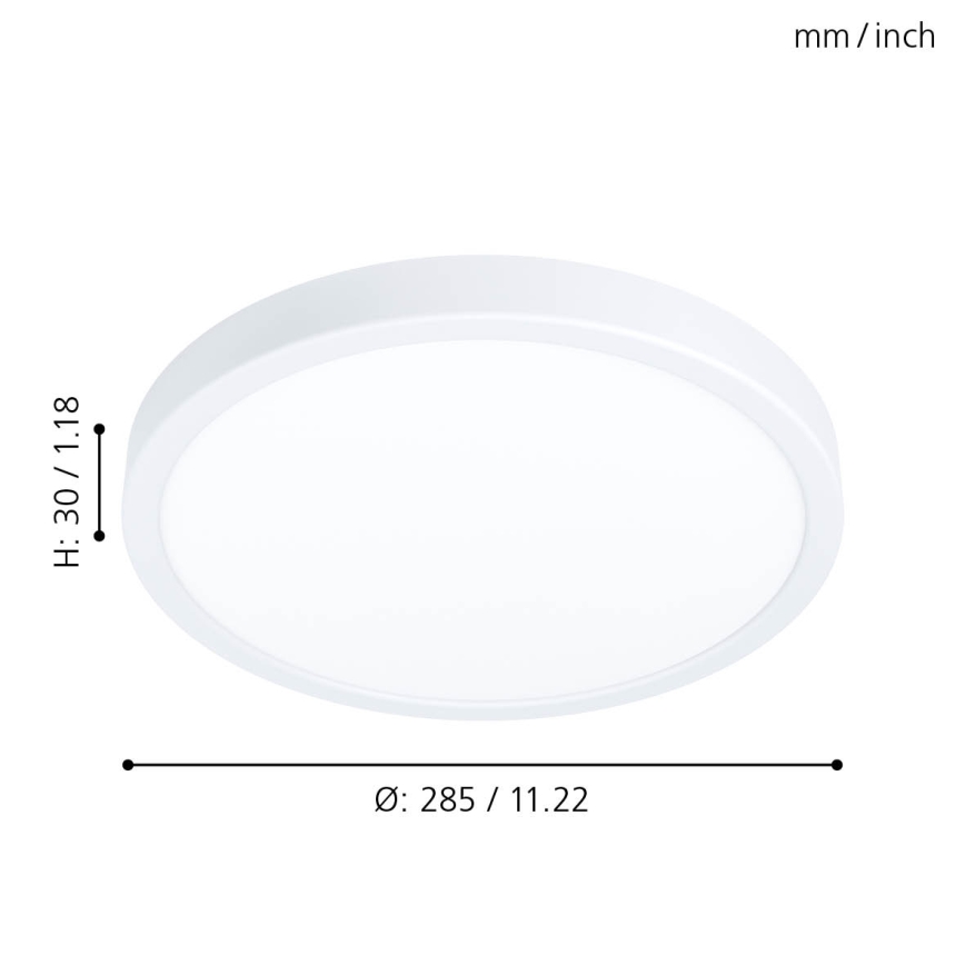 Eglo 99217 - LED-kattovalaisin FUEVA 5 LED/20W/230V