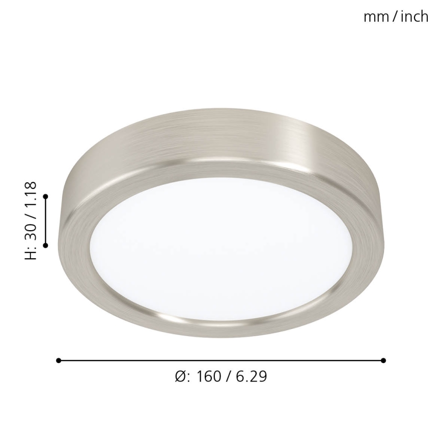 Eglo 99218 - LED-kattovalaisin FUEVA 5 LED/10,5W/230V
