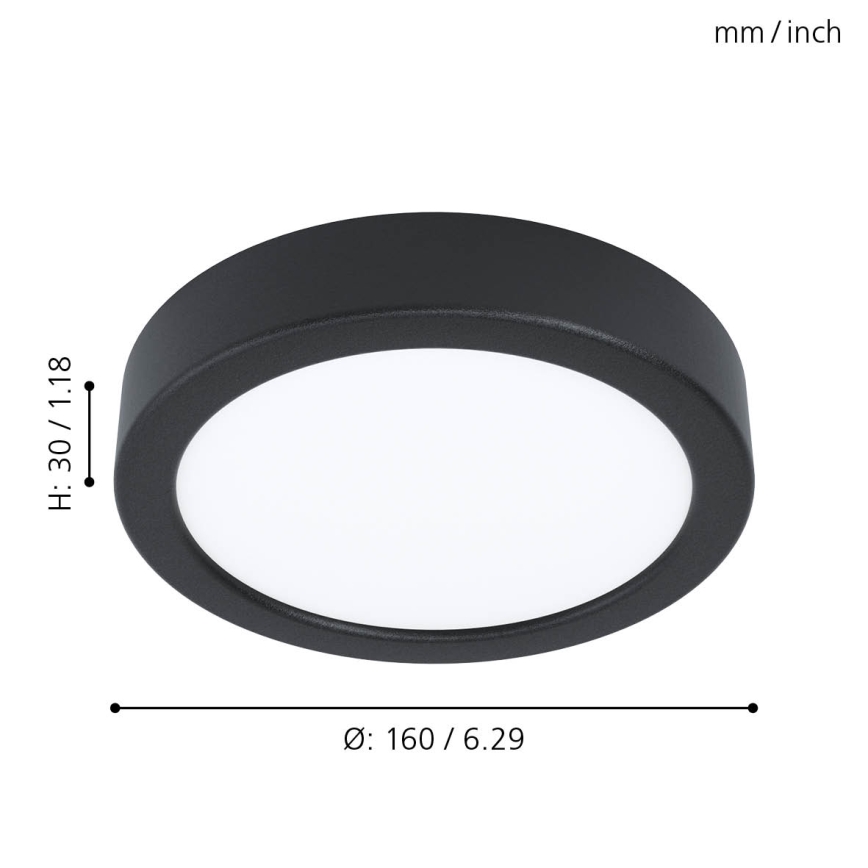 Eglo 99222 - LED-kattovalaisin FUEVA 5 LED/10,5W/230V