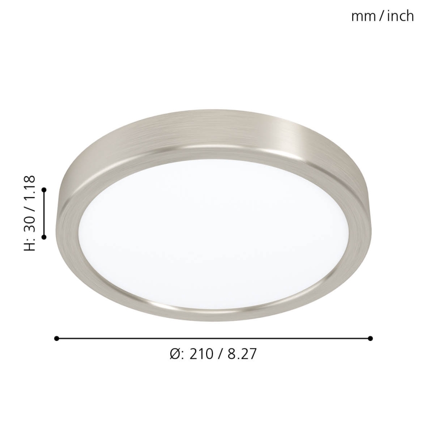 Eglo 99229 - LED-kattovalaisin FUEVA 5 LED/16,5W/230V