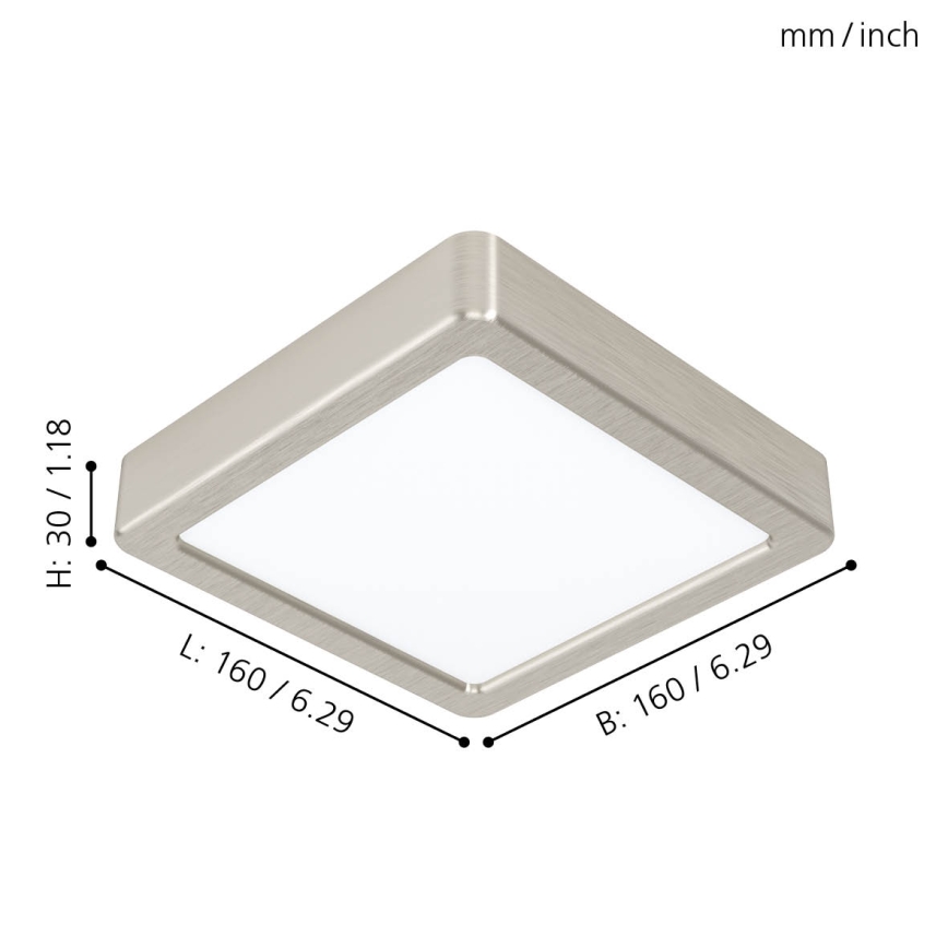 Eglo 99239 - LED-kattovalaisin FUEVA 5 LED/10,5W/230V