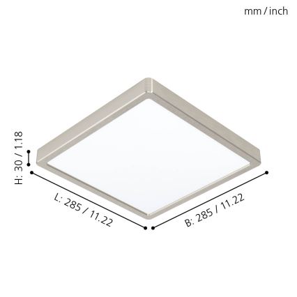 Eglo 99242 - LED-kattovalaisin FUEVA 5 LED/20W/230V